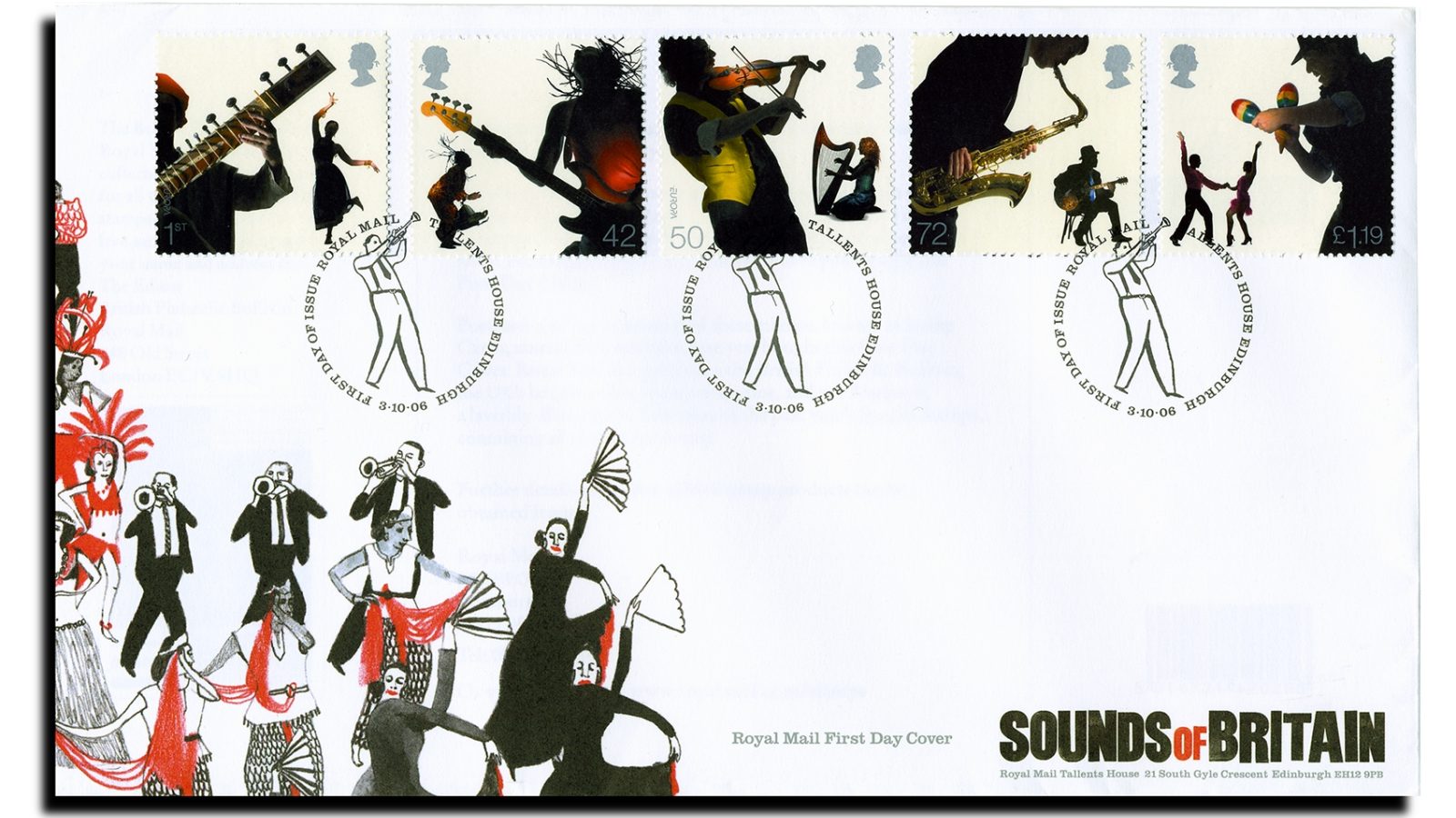 4 ROYAL MAIL STAMPS 2006 extend